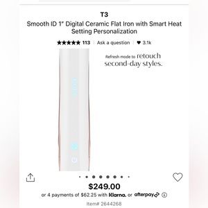 SOLD- no longer available T3 smart heat ceramic plates